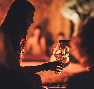 Healing with the waters of our prayers.